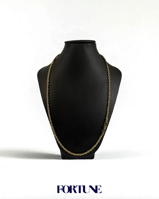 Cadena Tourbillon Enchapada En Oro