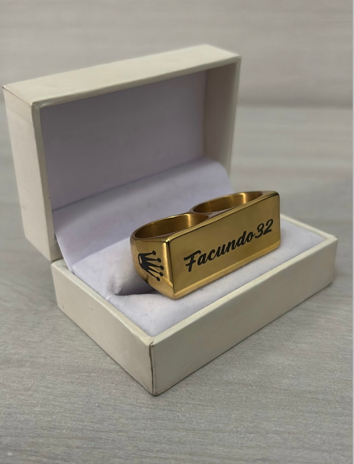 Anillo Doble Personalizado