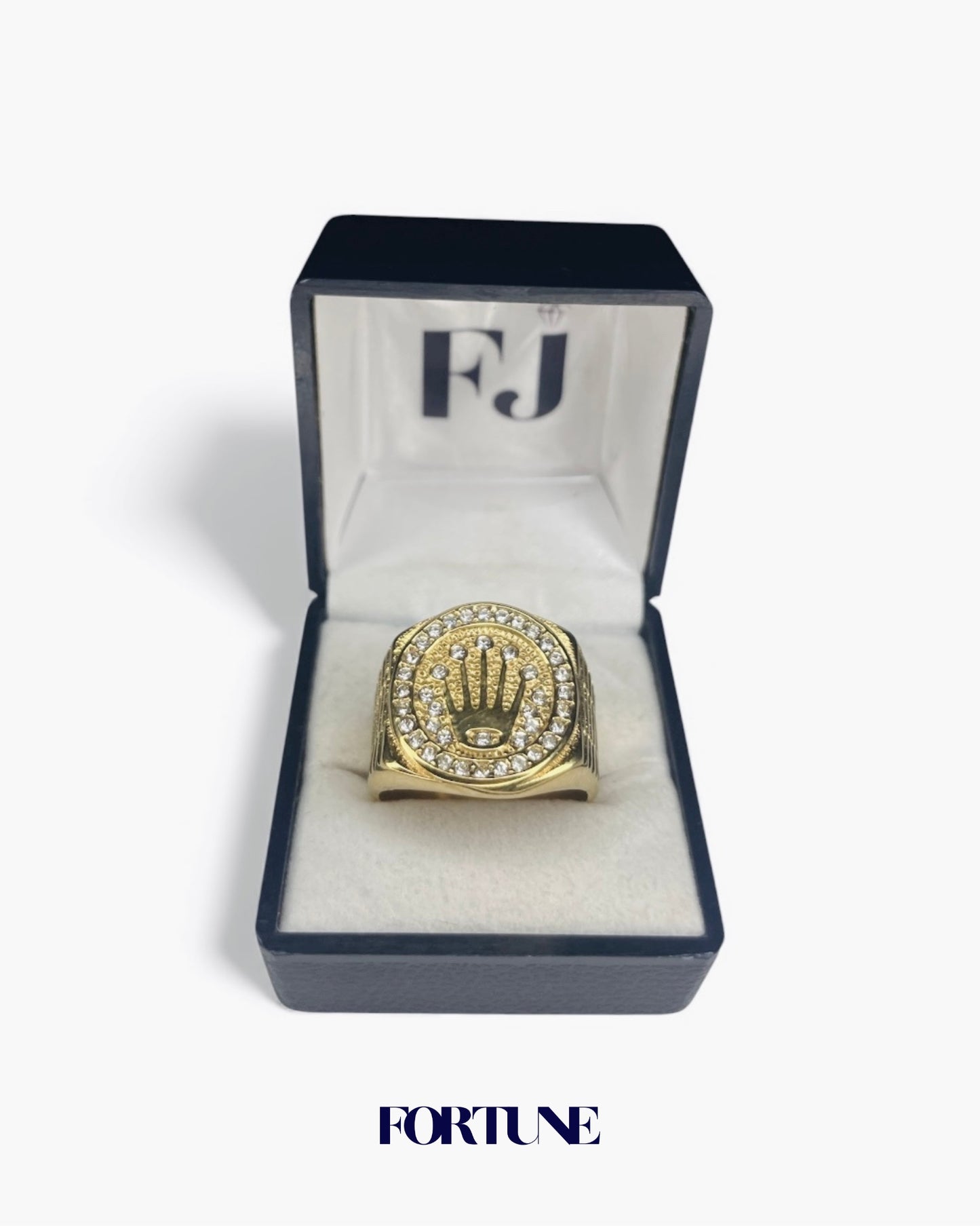 Anillo Corona Gold Enchapado