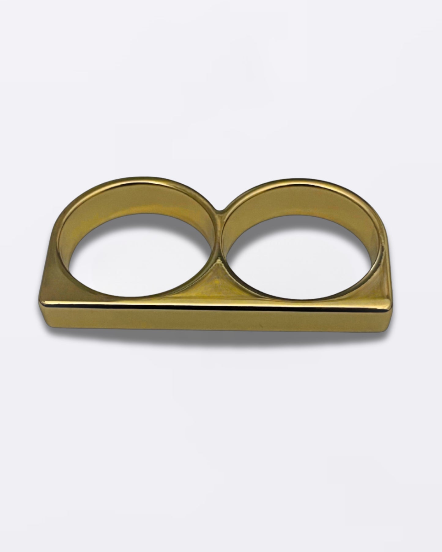 Anillo Macizo Doble Enchapado