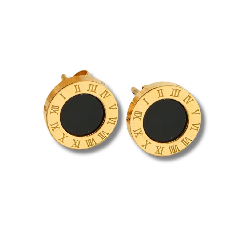 Caravanas Estilo Bulgari enchapas En Oro