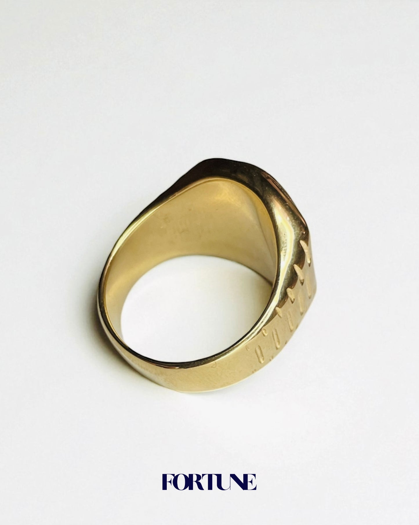 Anillo Jesus Macizo Enchapado Oro