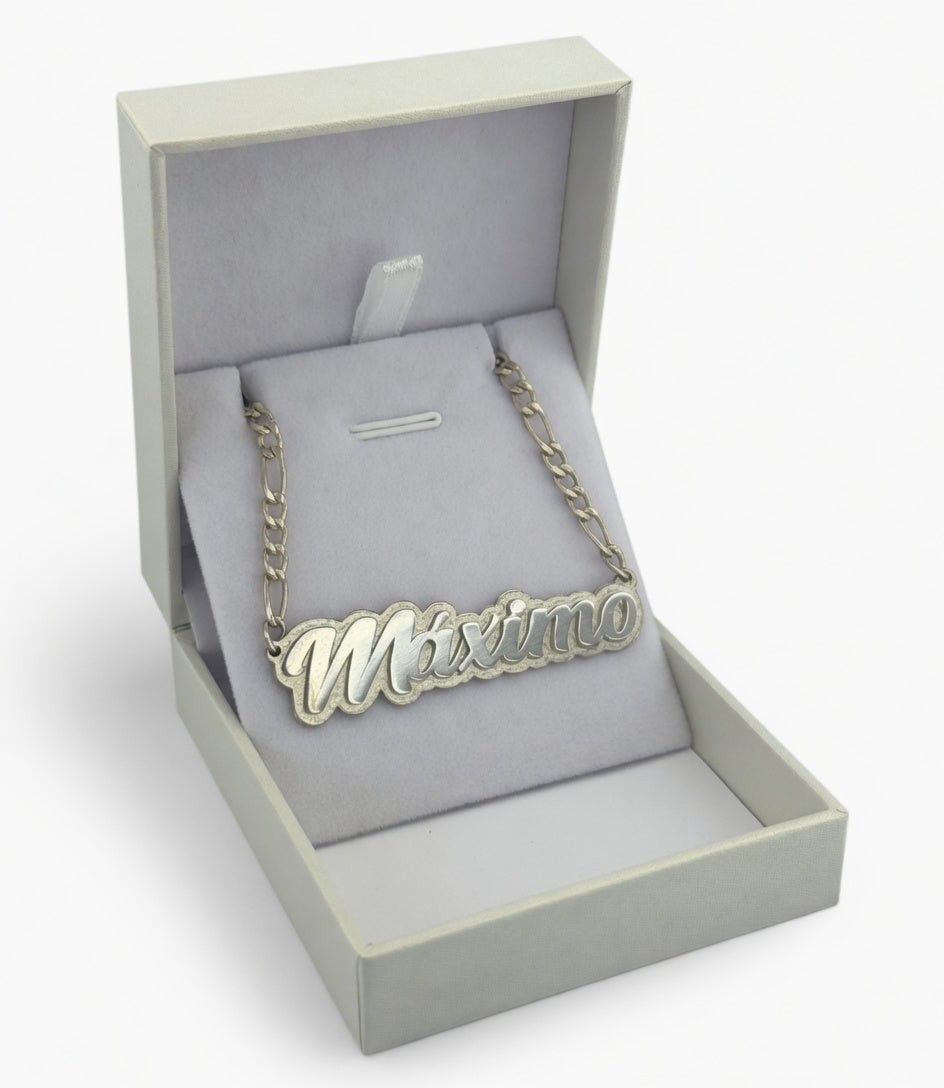 Cadena Nombre Plata 925