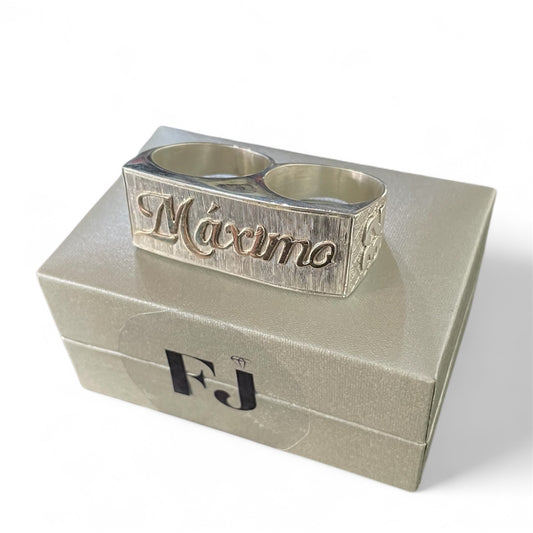 Anillo Doble Plata y Oro