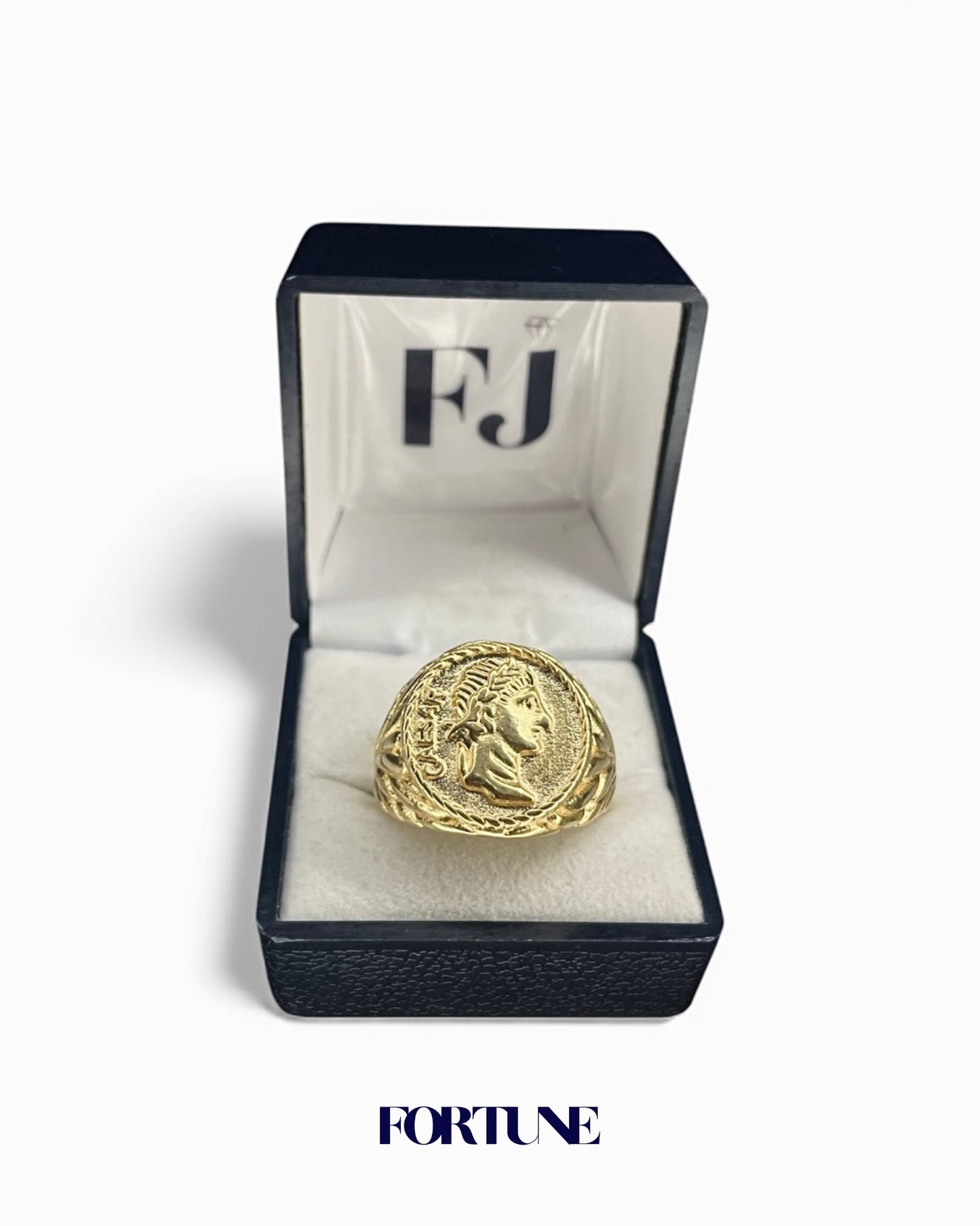 Anillo Sello Romano Enchapado