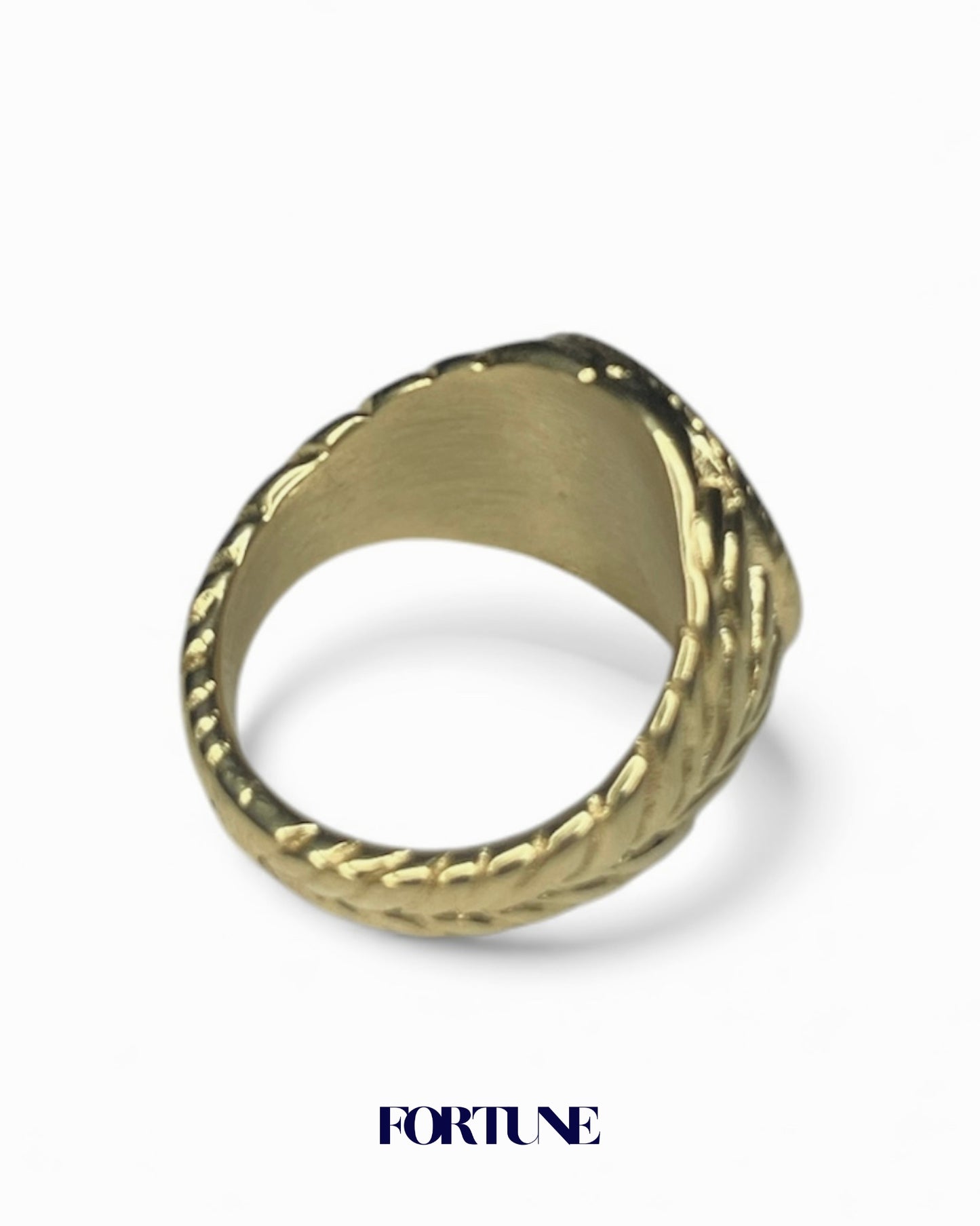 Anillo Sello Romano Enchapado