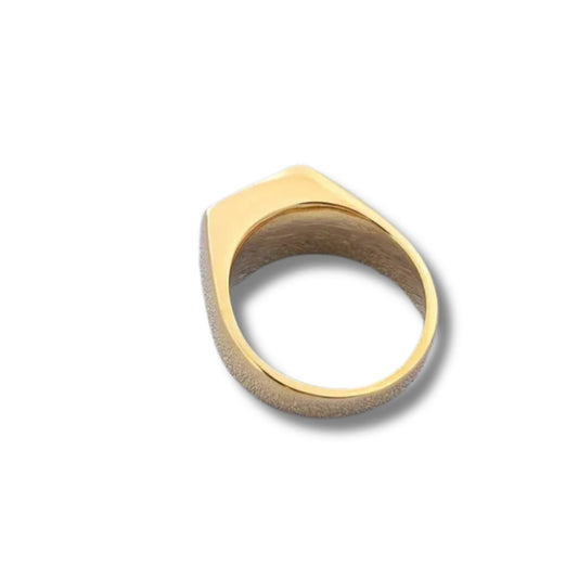 Anillo Italiano Con Piedra Enchapado