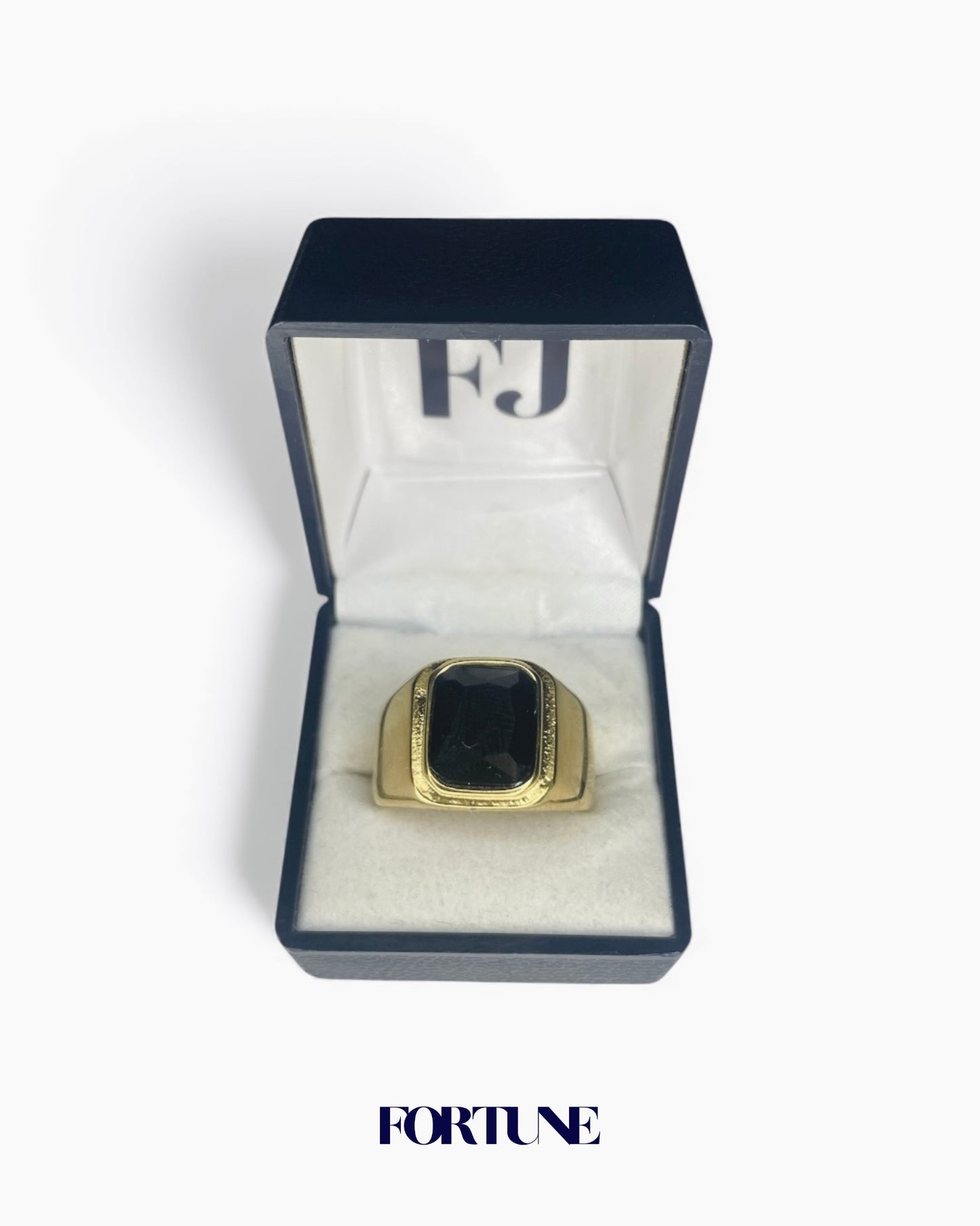 Anillo Con piedra Negra