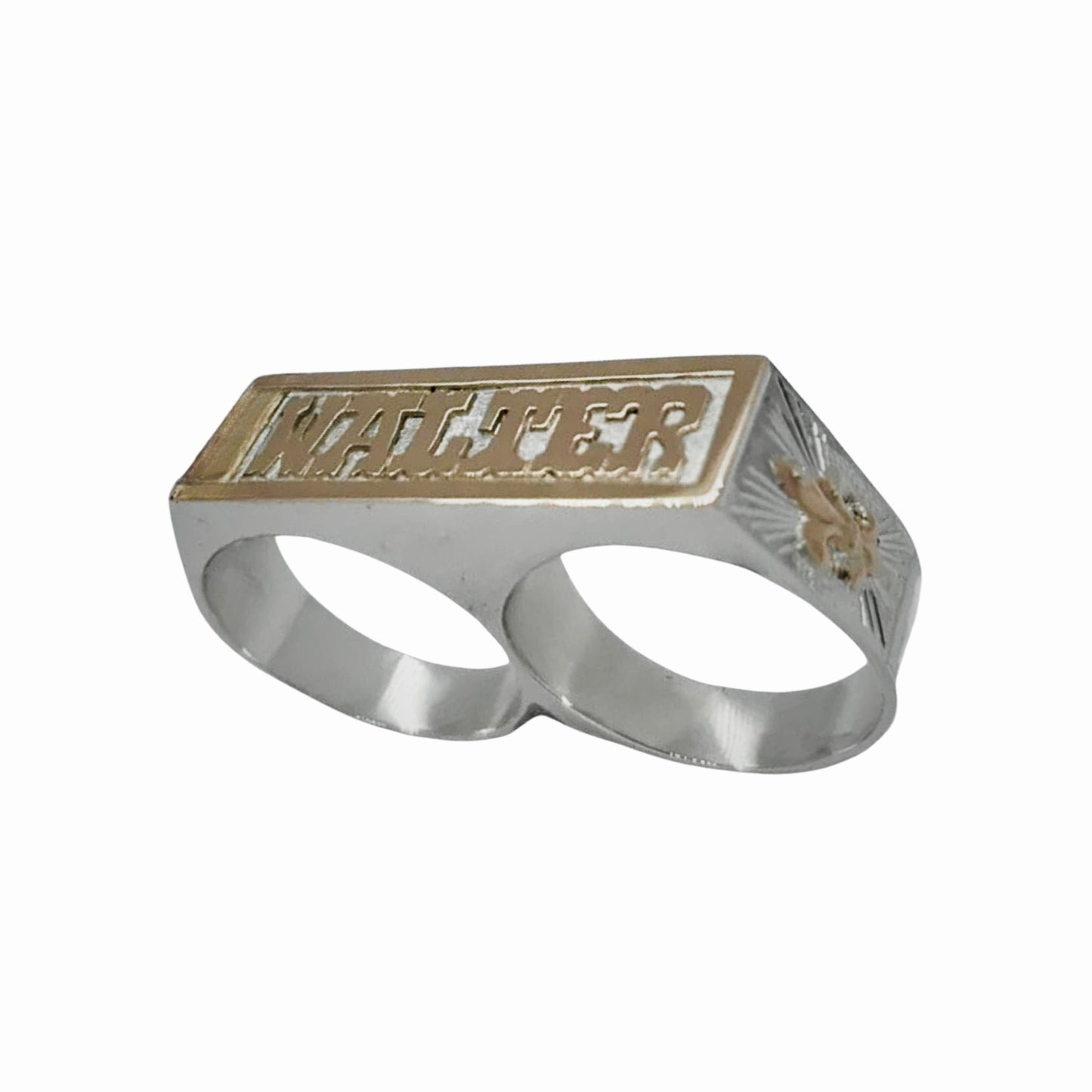 Anillo Doble Plata y Oro