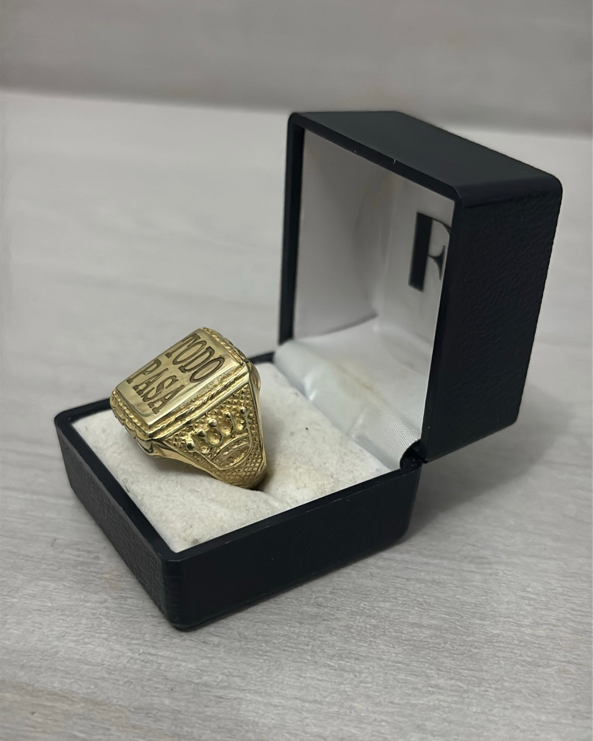 Anillo Sello "TODO PASA"