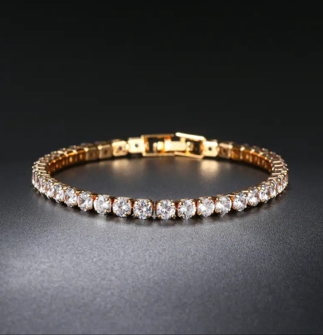 Pulsera Tennis Enchapada