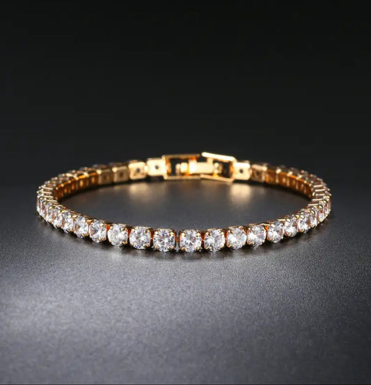 Pulsera Tennis Enchapada