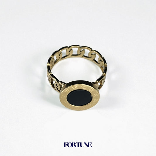 Anillo Estilo Bvlgari Enchapado