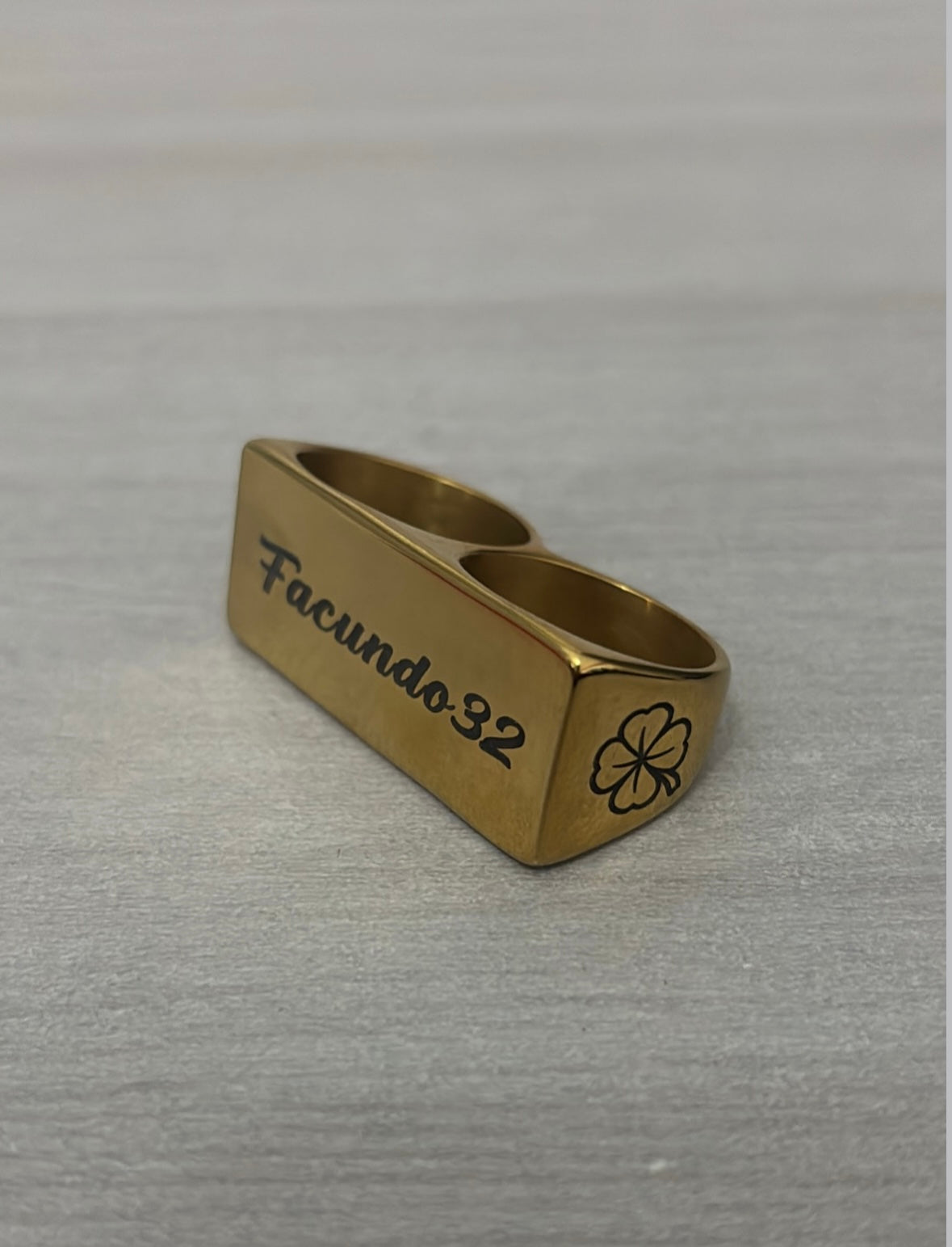 Anillo Doble Personalizado