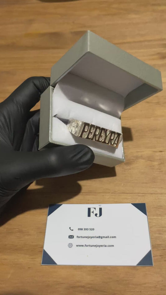 Anillo Doble Plata y Oro